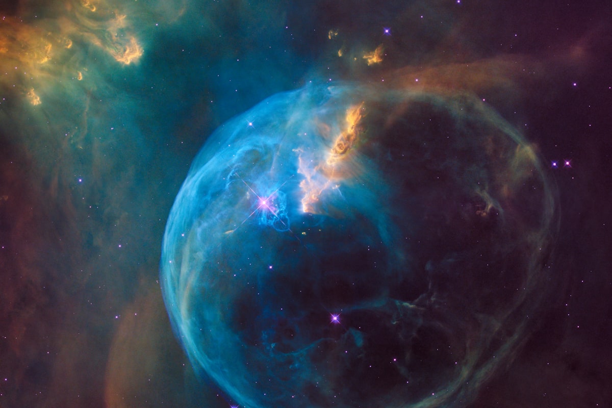 Deep space nebula